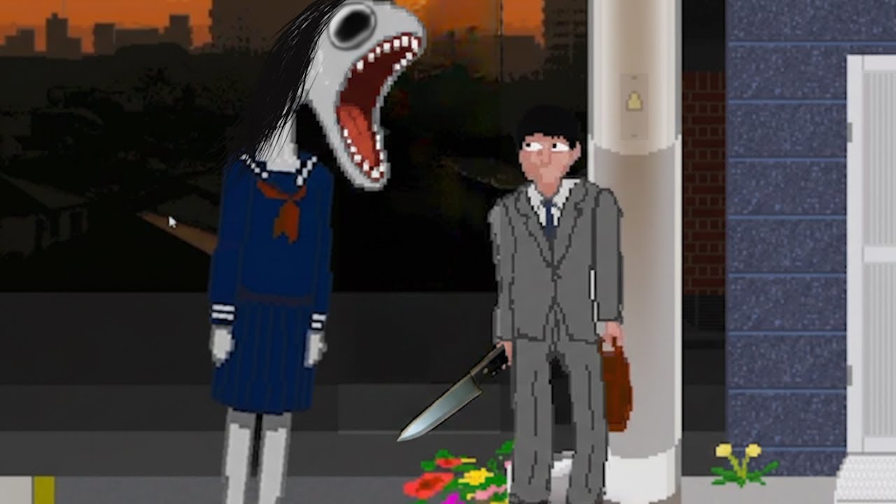 幽霊vs殺人鬼『恐怖の学校帰り』都市伝説ふわふわさん、殺人鬼が徘徊する帰り道のホラーゲームがヤバすぎる【夕日のかえりみち】