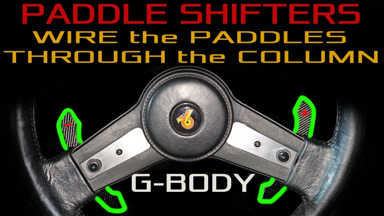 PADDLE SHIFTERS - G-Body with a 4L80e Transmission & Holley Dominator ECU