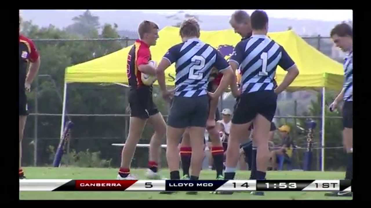 Game 11 - Canberra v Lloyd McDermott - 2014 Schoolboy Rugby 7s