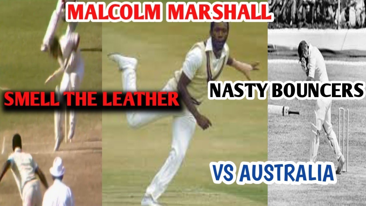 Malcolm Marshall 🔥NASTY BOUNCERS VS Australia | Smell the Leather