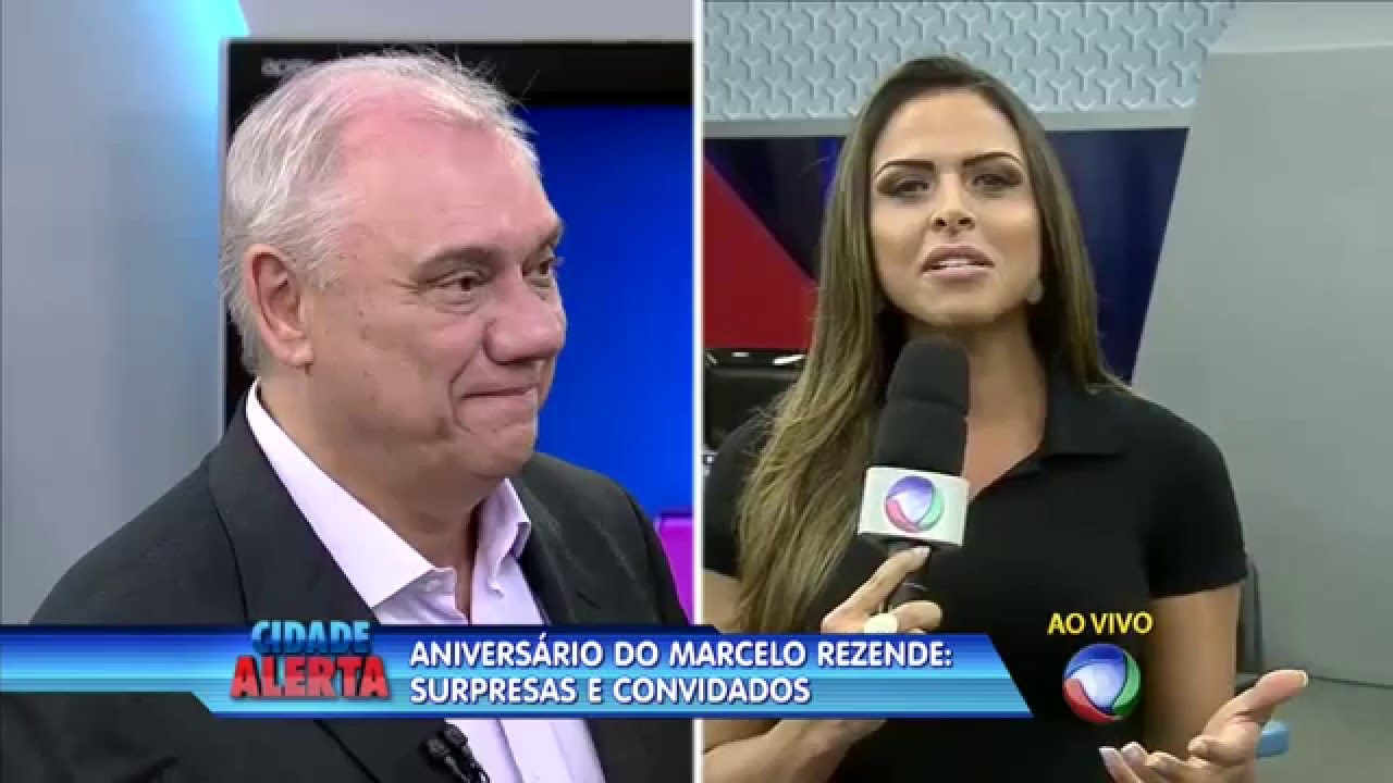 Surpresa de aniversário para Marcelo Rezende!