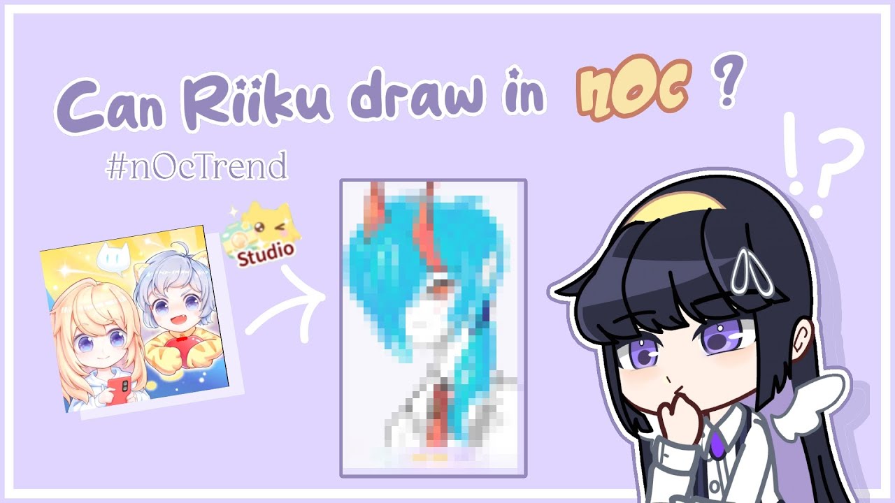 #nOcTrend [] Can I draw in nOc? [] Challenge yourself to draw in ✨nOc ✨ [] @noc_app_avatar