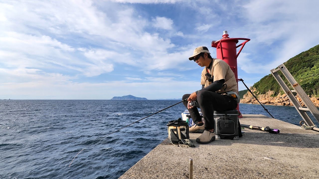 高知県沖ノ島のスーパー堤防で超高級魚を狙ってかぶせ釣りしてみたら…
