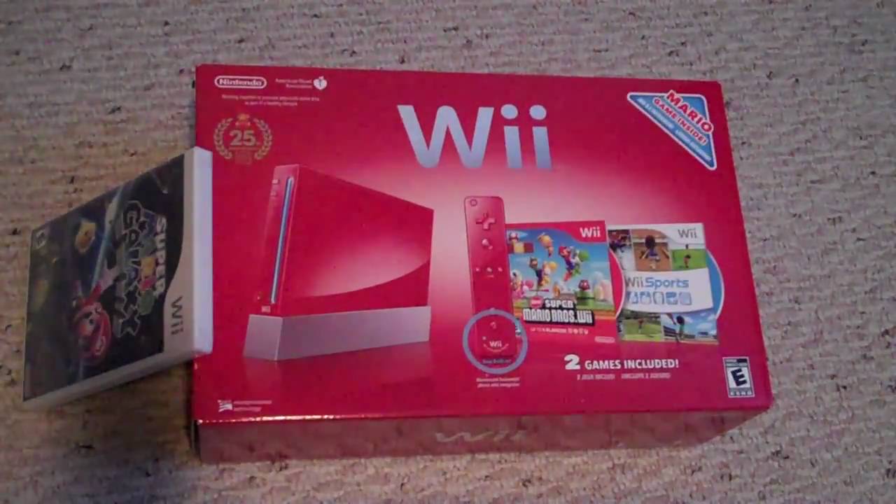 Wii 25th Mario Anniversary Bundle Unboxing