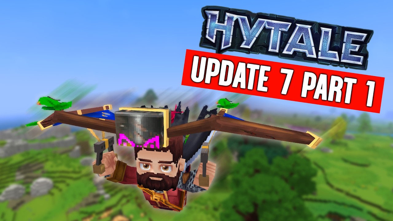 Runes, Gadgets, New Blocks, And Goblins | Hytale Update 7 Part 1