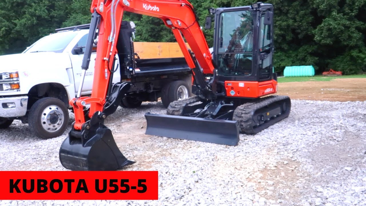 KUBOTA 55 Excavator Review