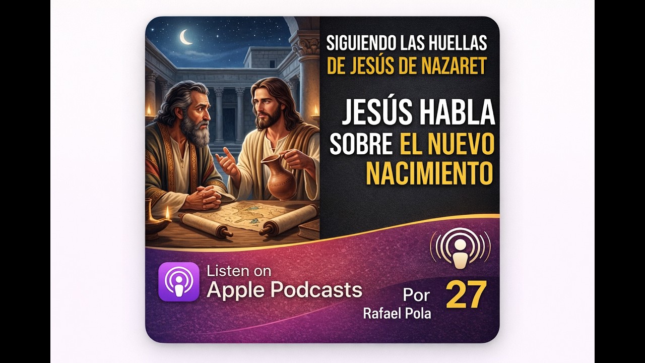 Jesús habla sobre el nuevo nacimiento. Siguiendo las huellas de Jesús de Nazaret 27