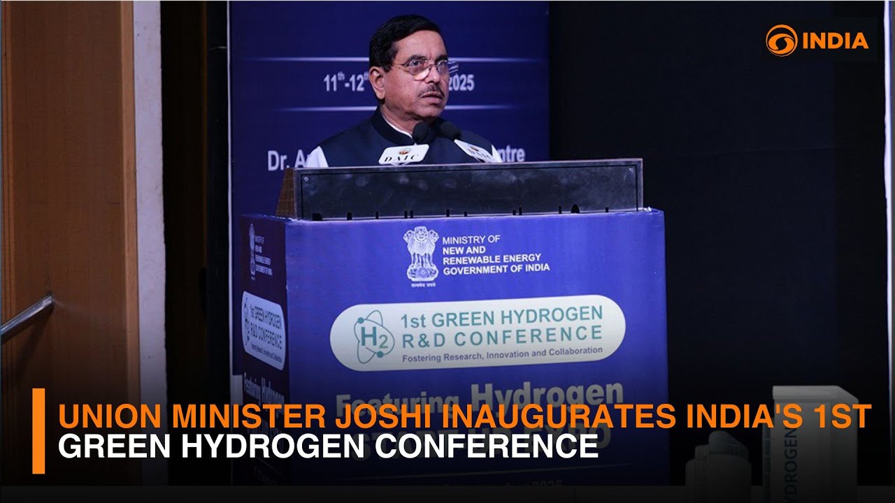 Union Minister Pralhad Joshi Inaugurates India's 1st R&D Green Hydrogen Conference