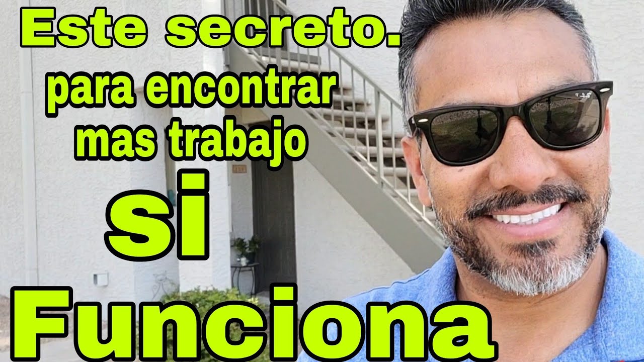 Este tip para agarrar trabajos si funciona.