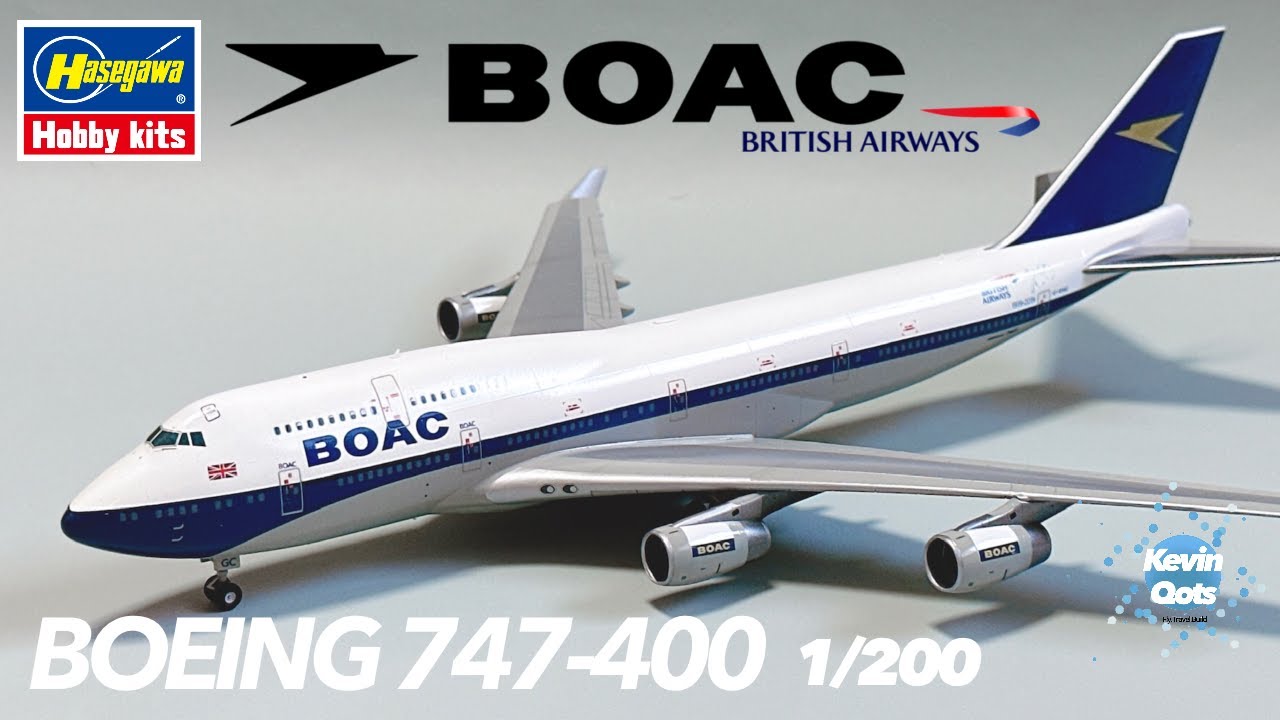 #17 BOCA B747-400 Hasegawa 1/200 Assembly