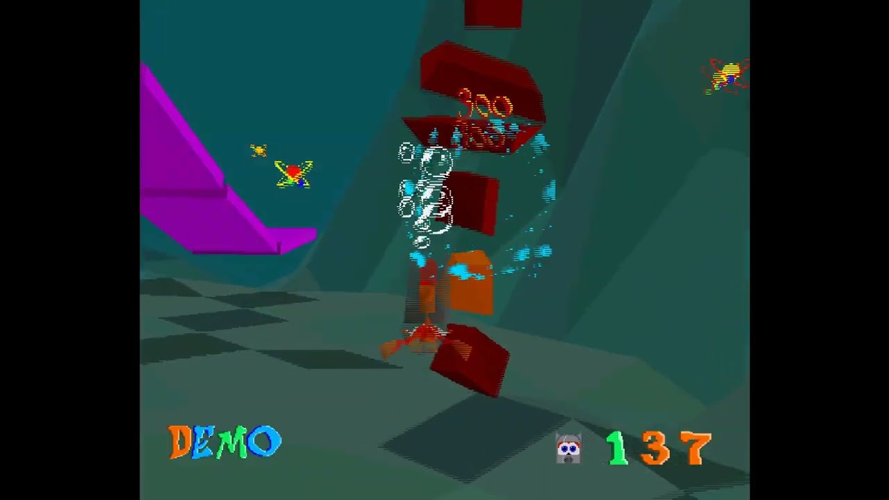 Bubsy 3D: Furbitten Planet - All Title Screen Demos