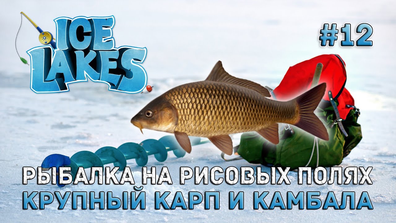 Рыбалка на Рисовых Полях. Крупный карп и камбала - Ice Lakes #12