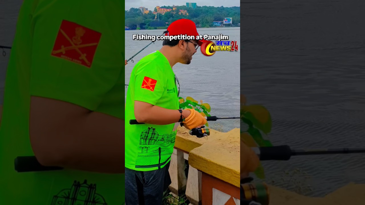 Fishing competition at Panajim #goa #panjim #fishing #competition