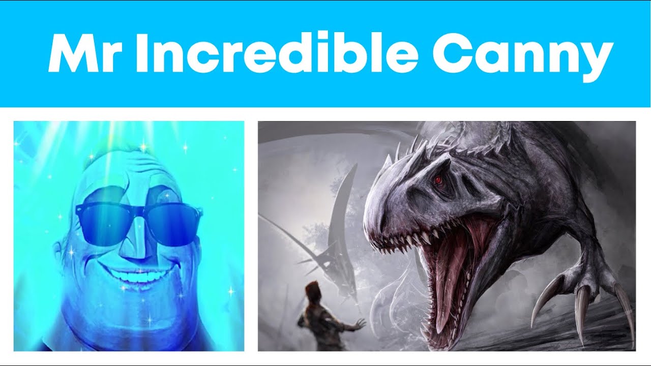 Mr Incredible Becoming Canny (But it's you getting jumpscared in ARK)