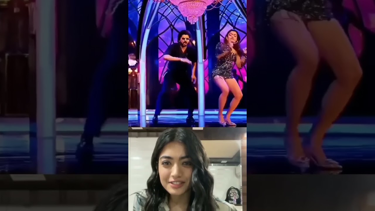 Rashmika Mandanna React's 😘 | #shorts #rashmikafans