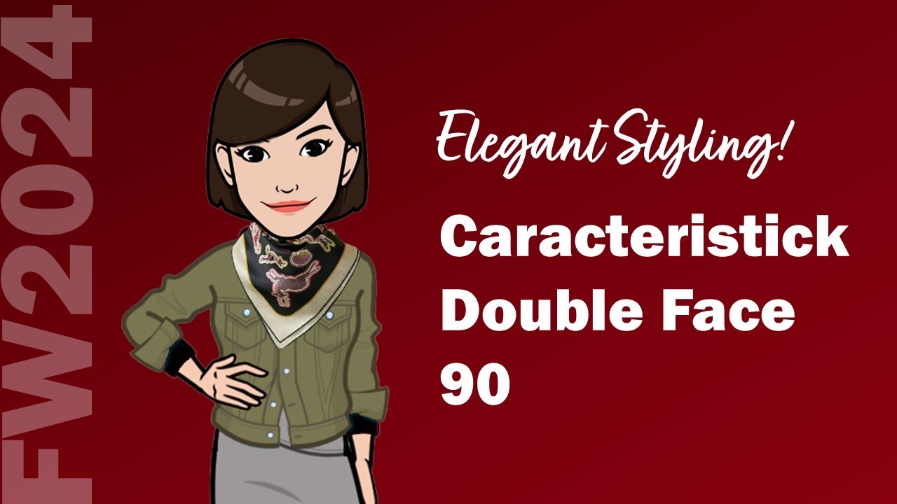 Elegant Scarf Style | Hermès FW2024 Scarf Review | Caracteristick Double Face 90 | Cranleyplace