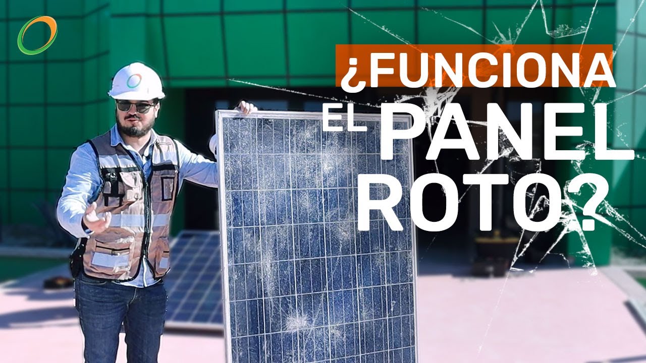 ¿Qué pasa si un panel solar se rompe? ¿Funciona? 🤔