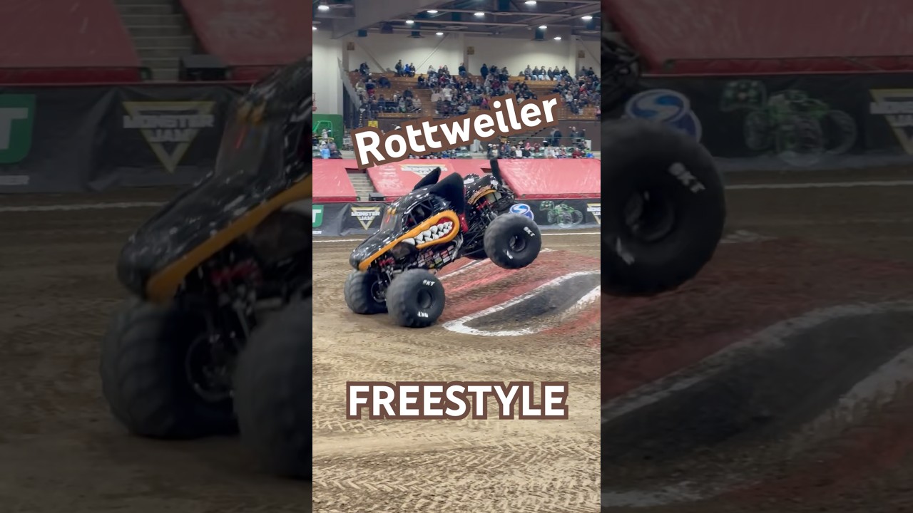 Monster Mutt Rottweiler Freestyle!! #monstertrucks #monsterjam #Motorsports January 12,2025