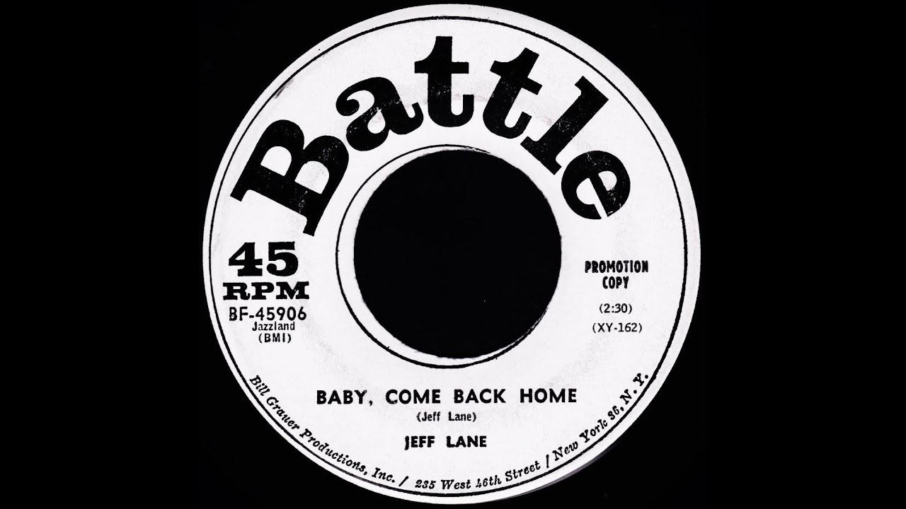 Jeff Lane - Baby come back home