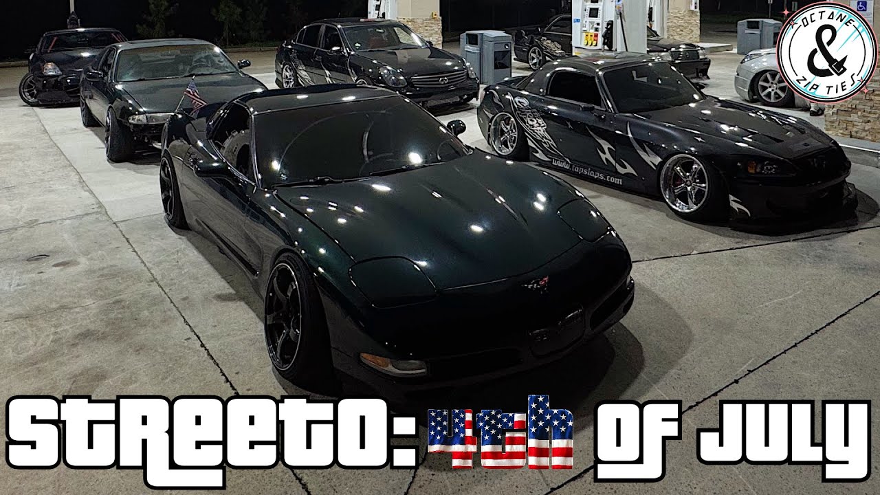 Street Drifting on 4th of July  