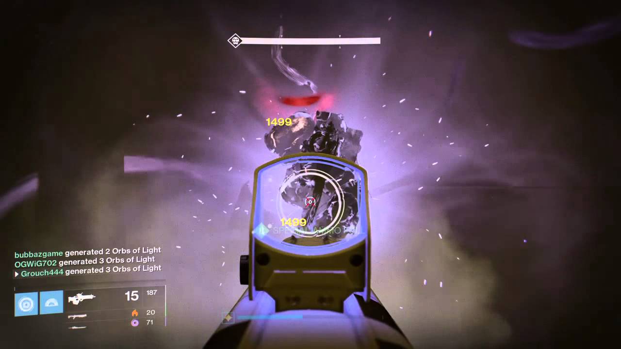 Destiny lght level 300 boss part 3