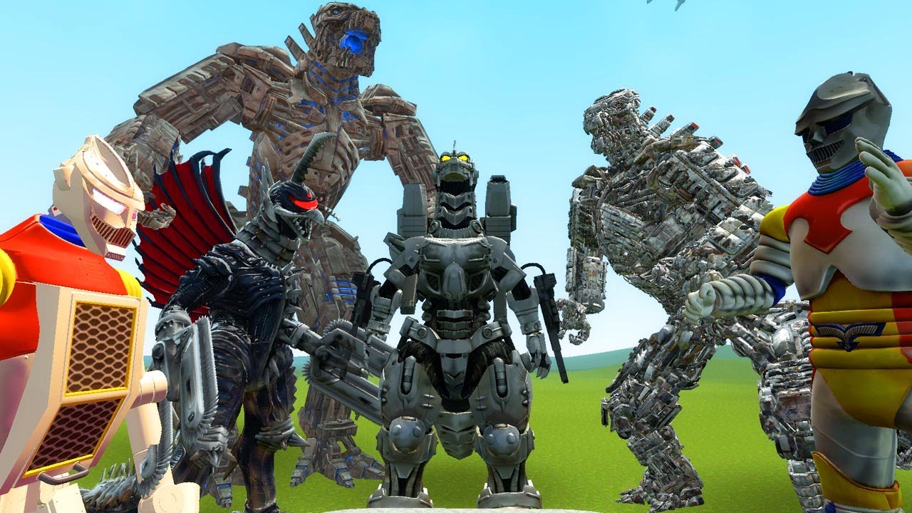 ALL MECHAGODZILLA | In Garry's Mod