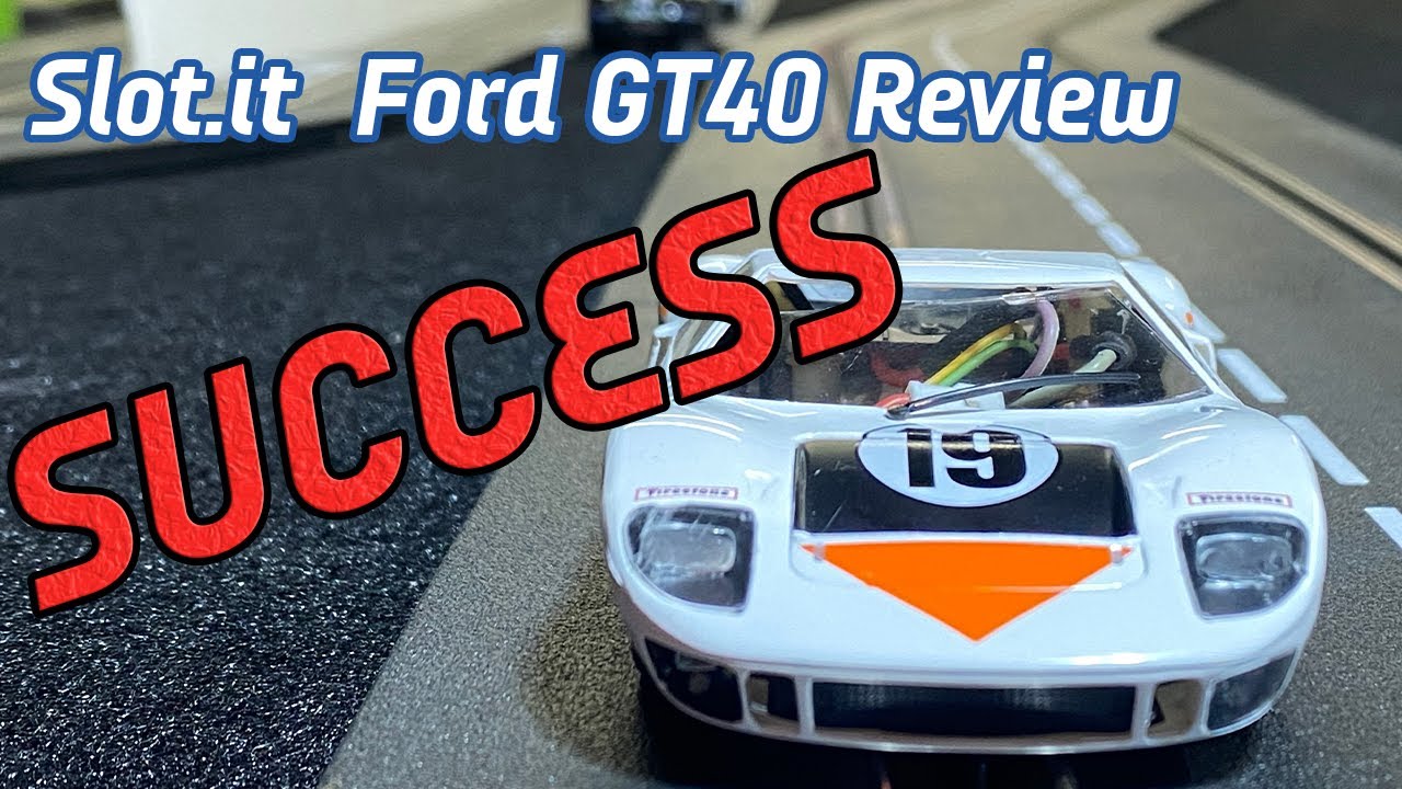 Slot It Slot Car Review - Ford GT40 Round  2 Success!