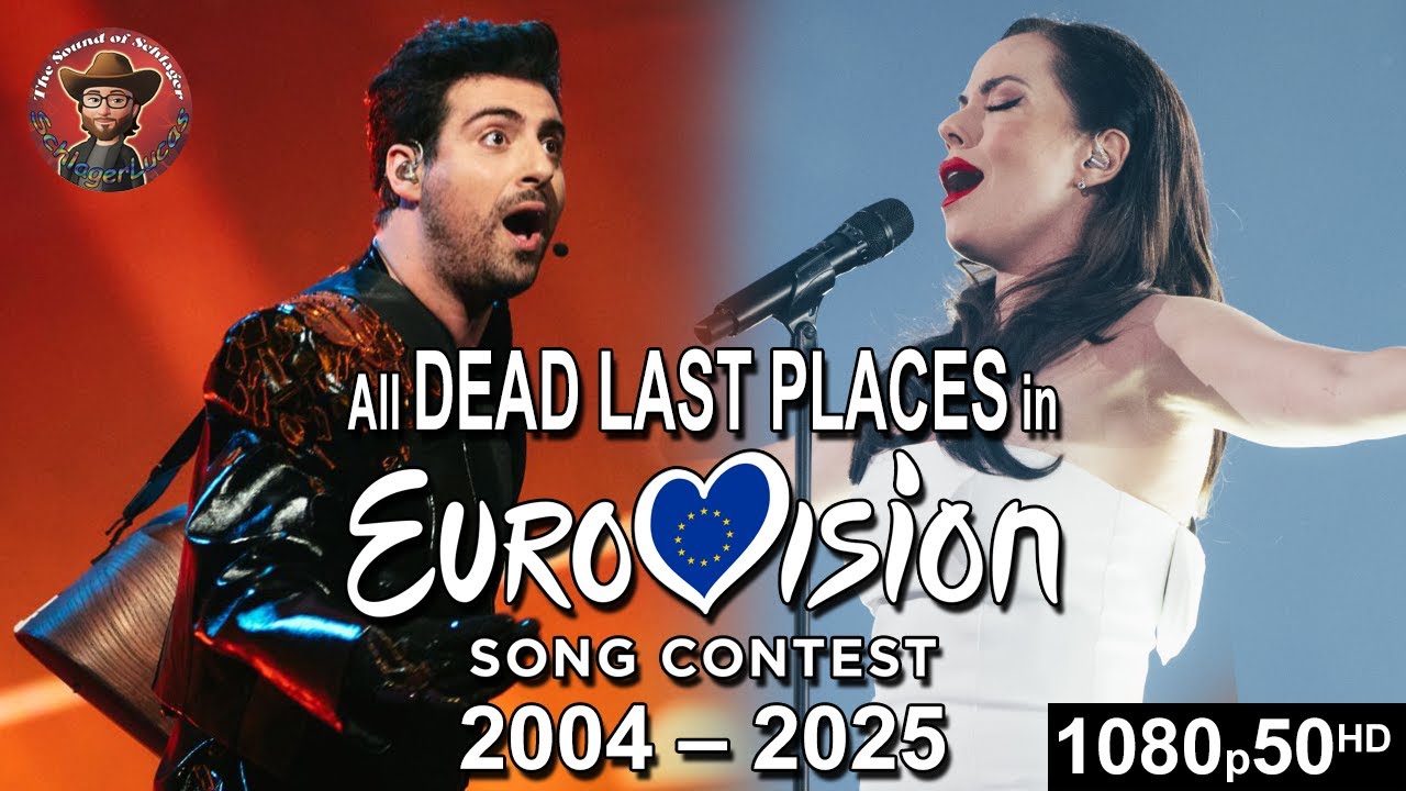 All Dead Last Places in Eurovision Song Contest (2004-2025)