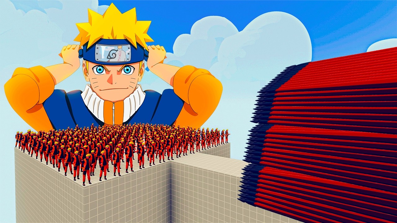 100x NARUTO + 1x GIANT vs 1x EVERY GOD   Totally Accurate Battle Simulator TABS