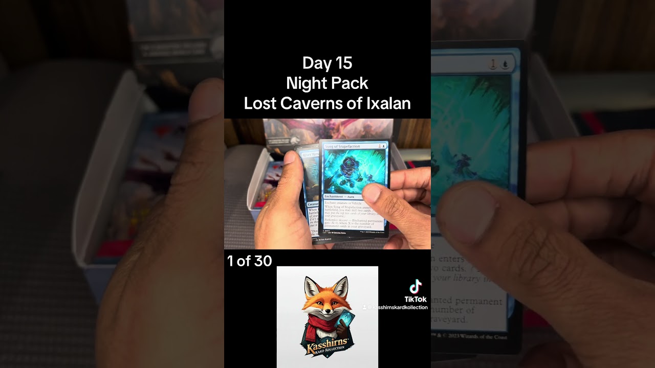 Day 15 night pack #lostcavernsofixalan #packopening #mtg #magicthegathering
