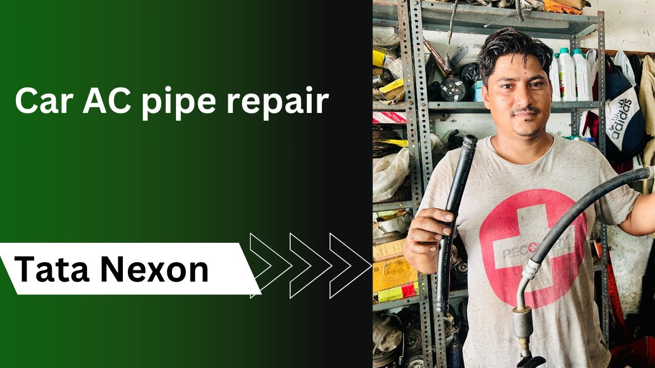 Car AC pipe repair #youtube
