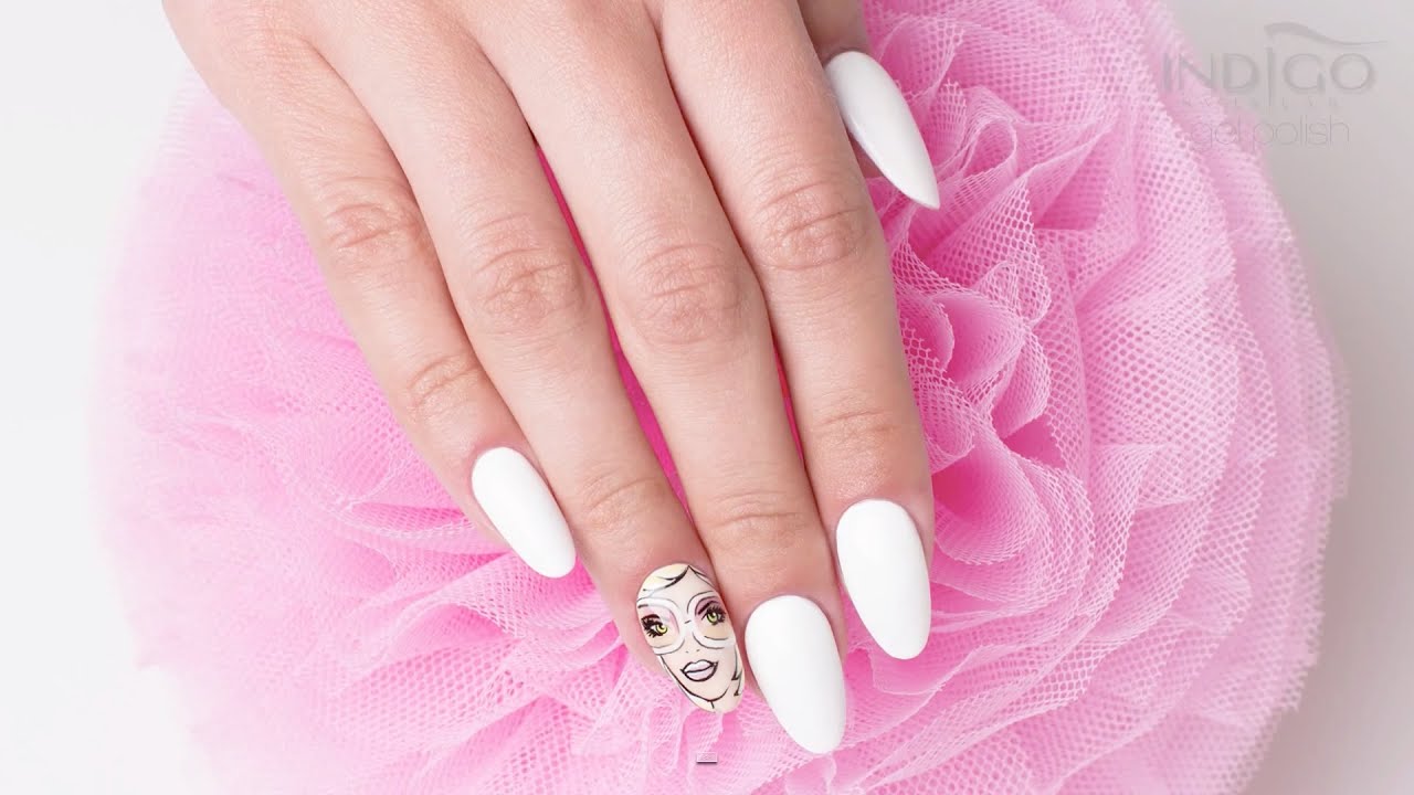 Indigo Gel Brush White