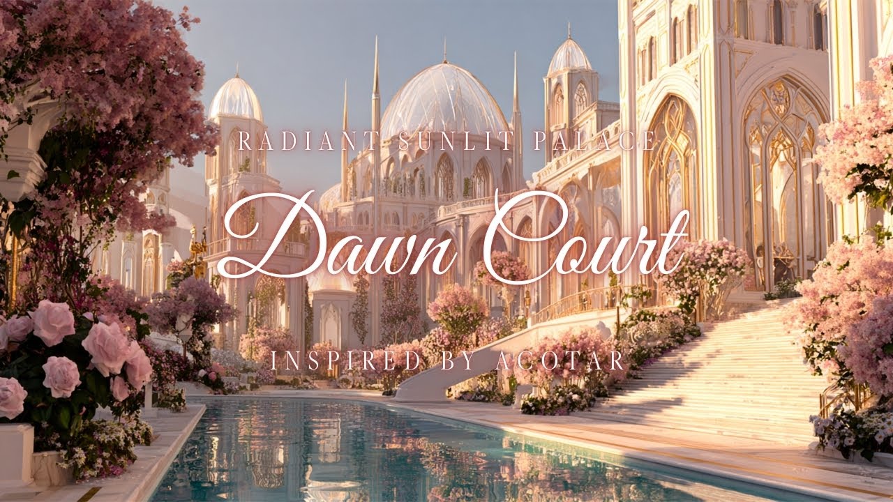 Radiant Sunlit Palace of the Dawn Court | ACOTAR Inspired Magical Ambient Music for Healing & Light