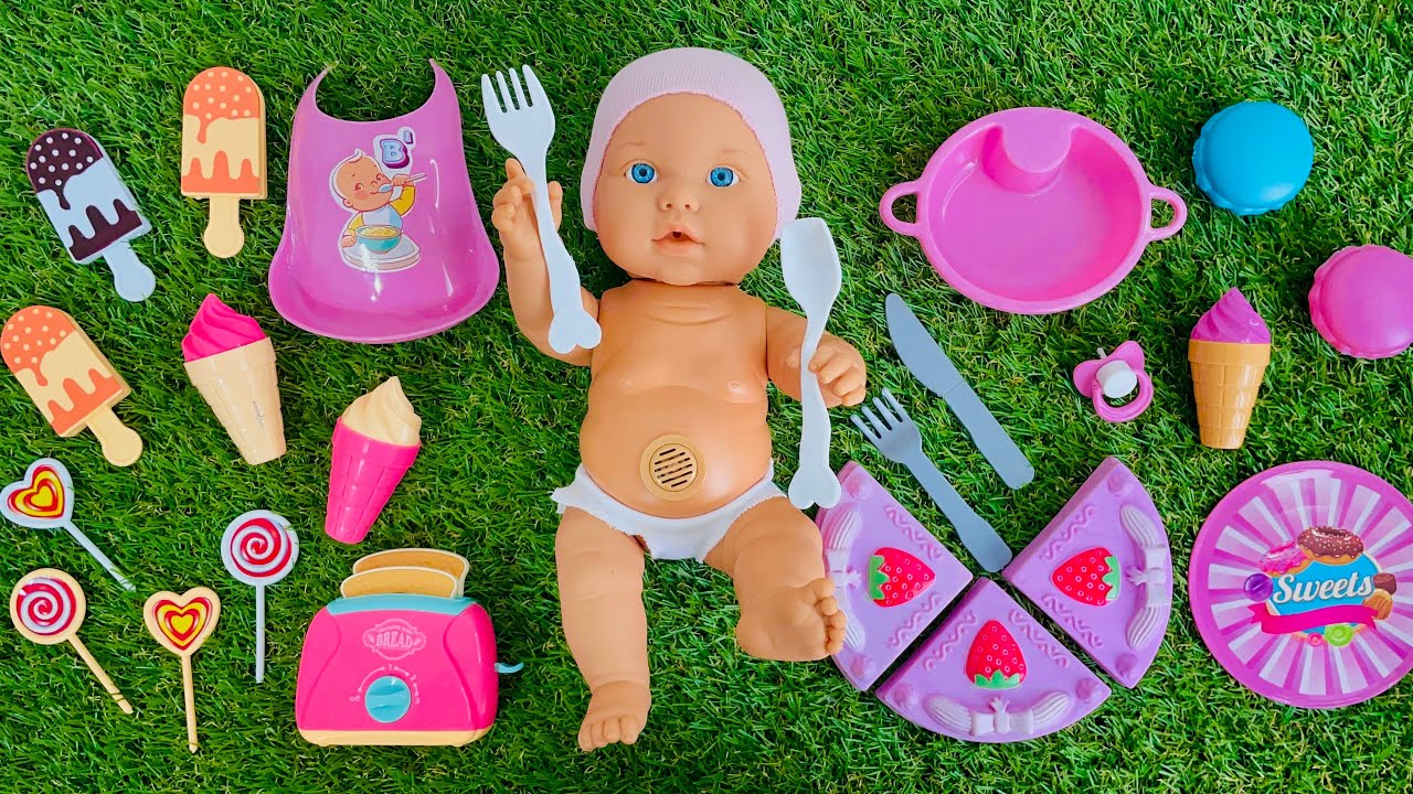 Satisfying with Unboxing Baby Alive Doll Feeding Play-set Toys Collection | ASMR video 