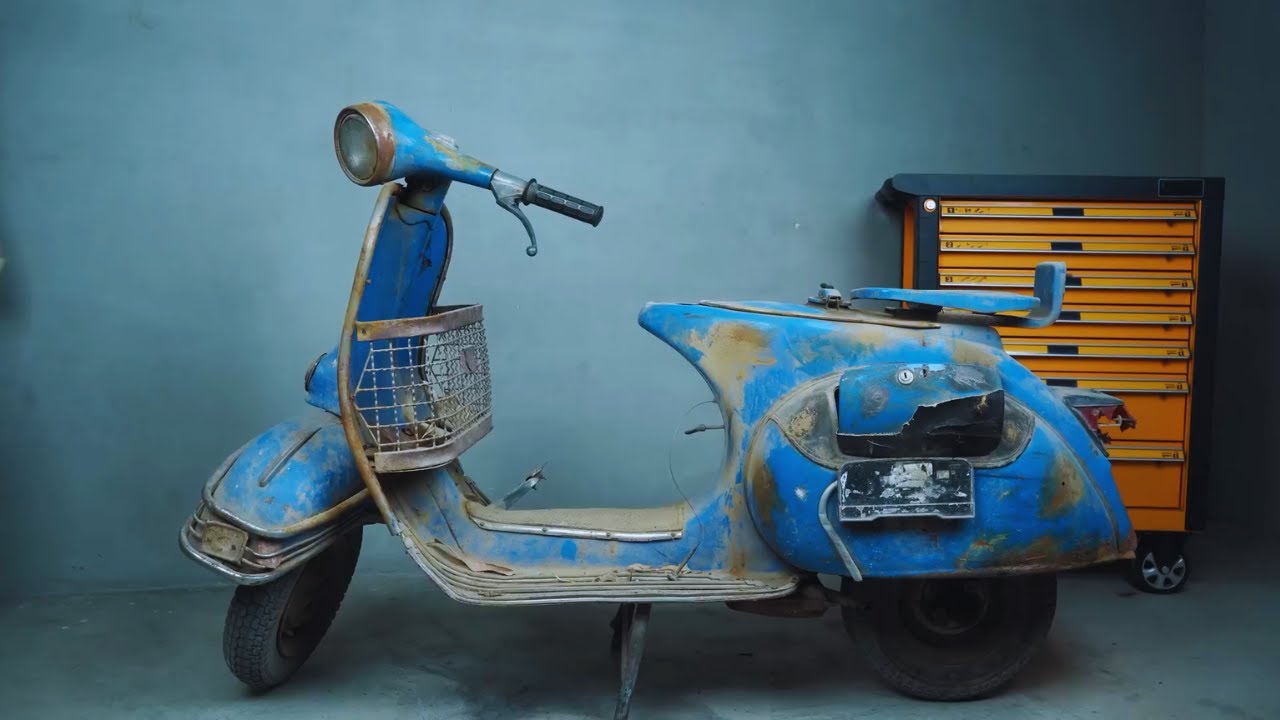 🛠️ Restauro Completo Vespa del 1962 &ndash; 60 Anni di Storia in un Timelapse Unico! 🛠️