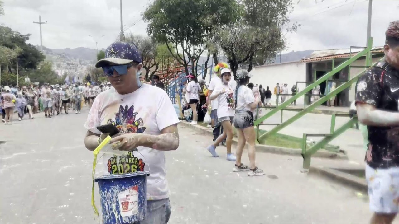 #EN VIVO | ASÍ ES LA VISTA DE LOS CARNAVALES DE CAJAMARCA 2026