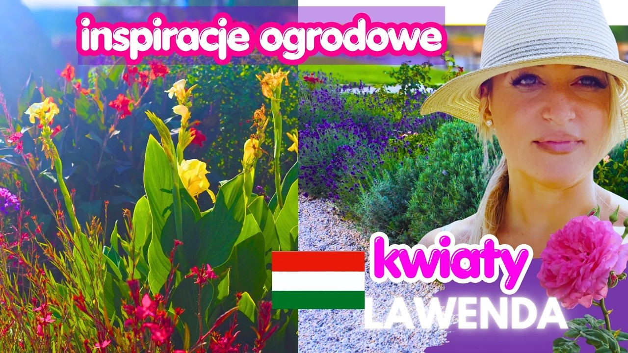 Bajkowe kwiaty 🌸 morze lawendy i inspiracje ogrodowe | Węgry Vlog