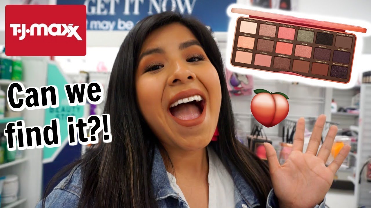 Come Shop With Me: Too Faced Sweet Peach Palette at TJMAXX?! | High End Makeup Deals