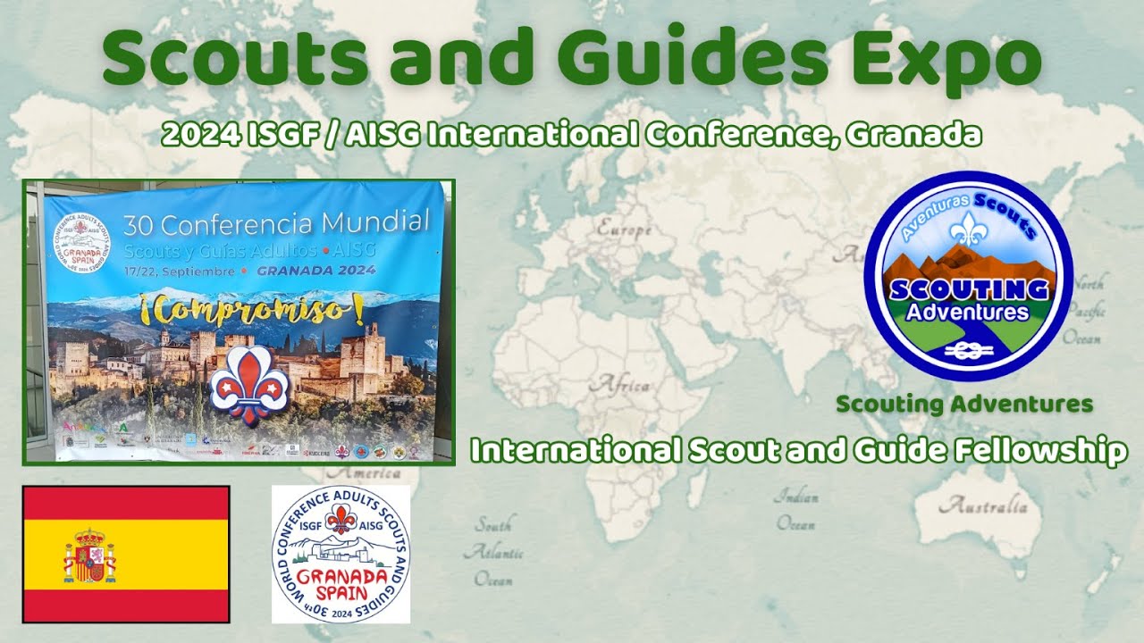 Expo Scout y Guía. Conferencia International ISGF / AISG. Granada, Andalucía, España