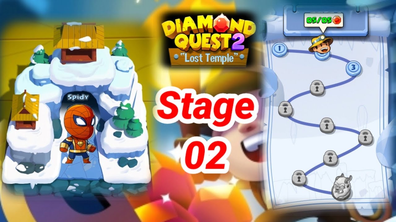 Diamond Quest 2 The Lost Temple Tibet 2 Stage 2