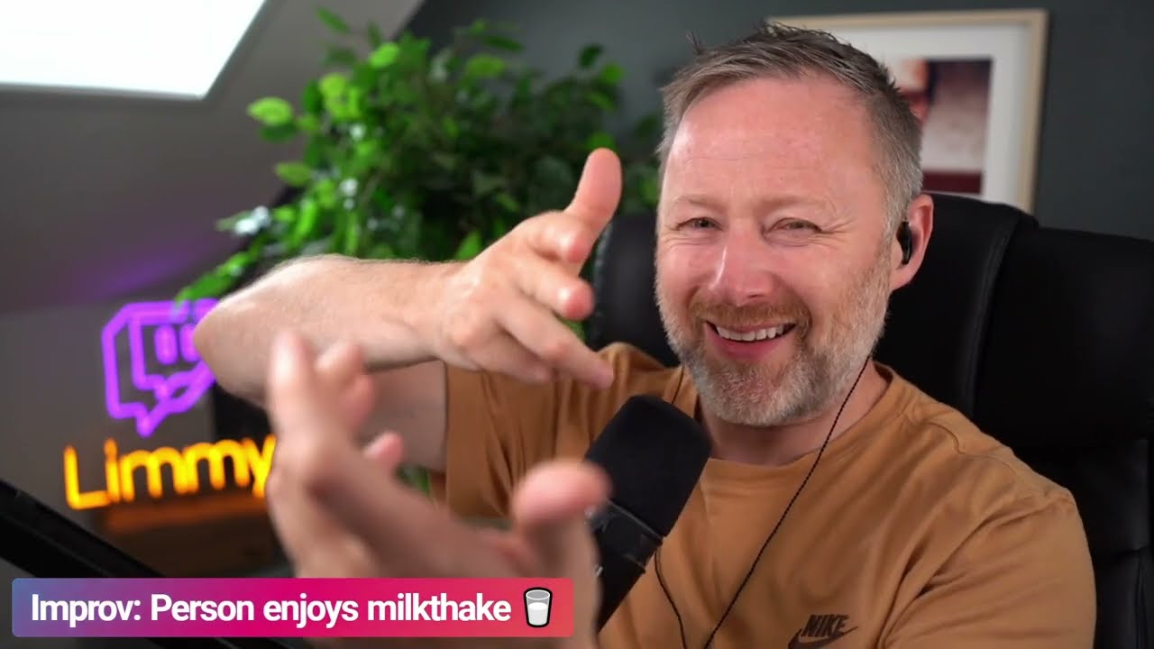 Limmy Improv: Person Enjoys Milkthake [2023-08-02]