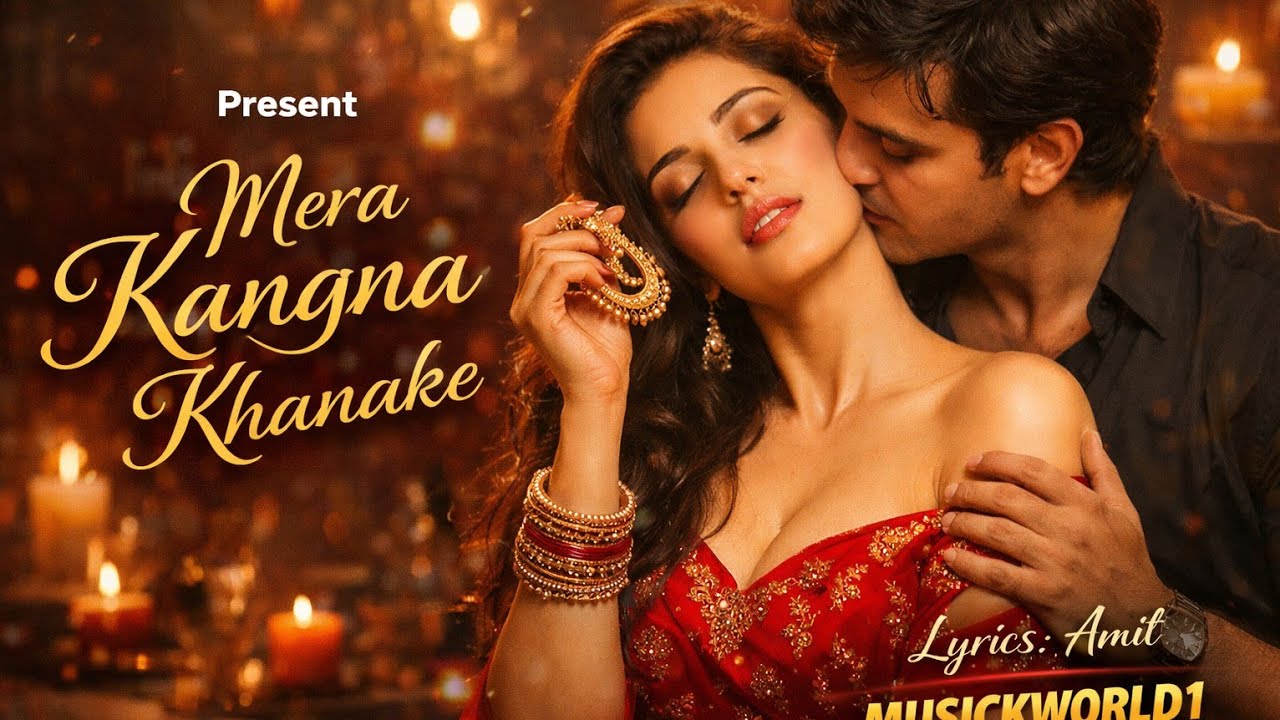 Mera Kangna Khanake 💖 90s Romantic Song | Lyrics Amit Kumar | Present Musickworld1 | Love Song
