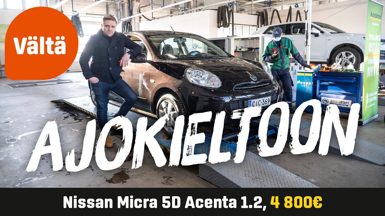 Käytetty: Nissan Micra 5D Acenta 1.2 (4 800€) - Ajokieltoon
