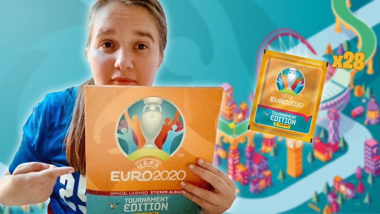 UEFA Euro 2020 Panini Sticker Album | 28 Packs!