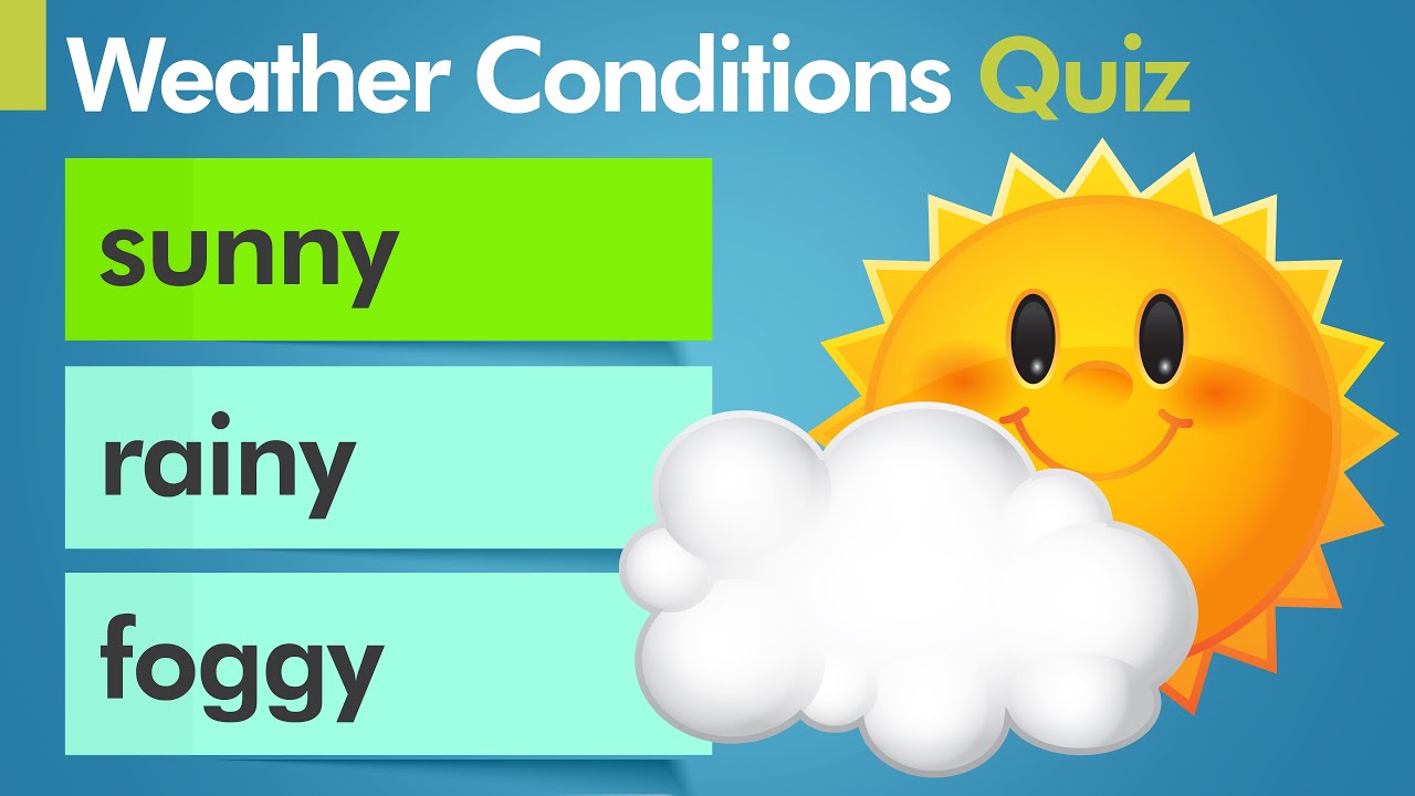 EQ English Quiz - The Weather Quiz for Children