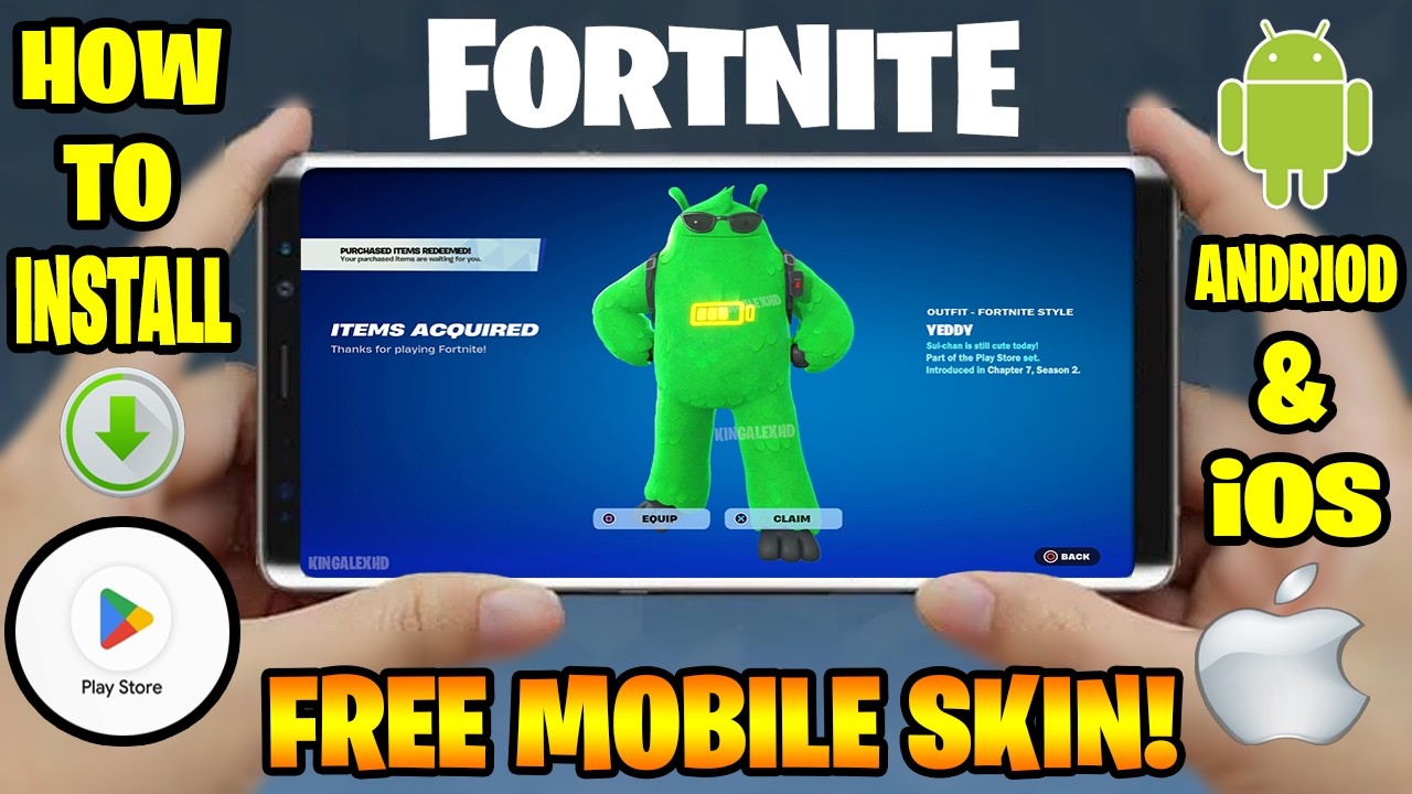 Как установить и скачать Fortnite на любое мобильное устройство iOS и Android из Play Store и пол...