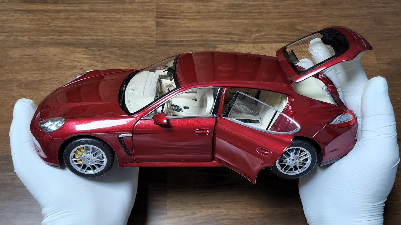 1:18 Diecast model car review/ Porsche Panamera 4S [Unboxing]