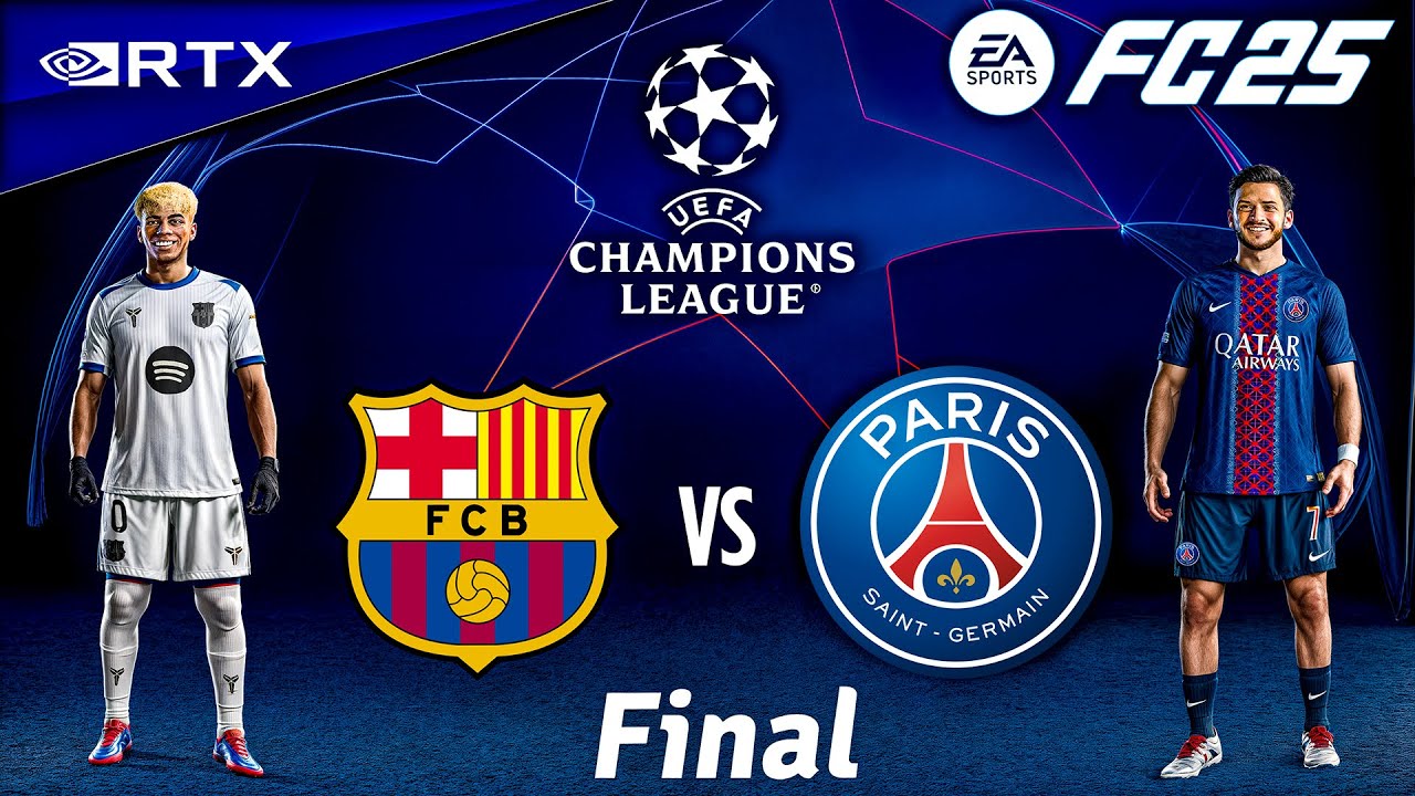 FC 25 - Barcelona vs. PSG Ft. Rashford, Dembele, | UEFA Champions League Final | [4K60]