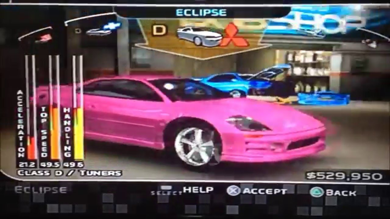 Midnight Club 3: Dub Edition REMIX (PS2) - All San Diego Rivals Cars