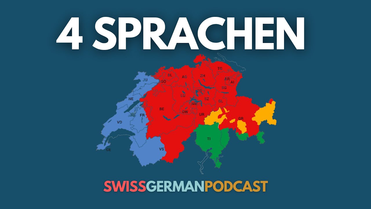 Schweizerdeutsch Lernen: Wiiso reded mer i de Schwiiz vier Sproche?